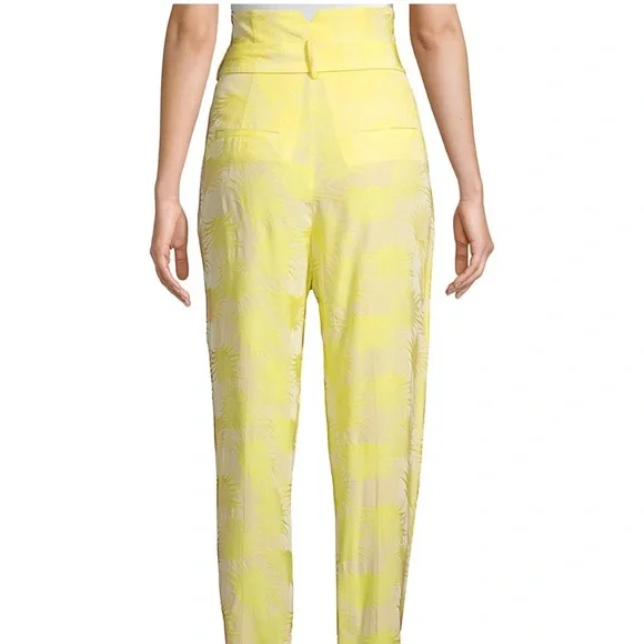 Equipment Cropped Pants in yellow